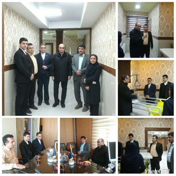 بازدید مدیر عامل شرکت سفر سلامت آلامتو از بخش بیماران بین الملل بیمارستان امام خمینی (ره) کرمانشاه